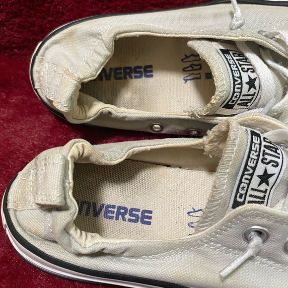 Converse White Sneakers - Picture 5 of 7